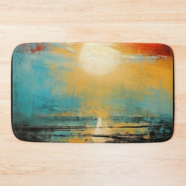 Artikelvorschau, Entdecken Sie "Simplistic & Minimalistic Vintage Sunset" Abstrakte Kunst entworfen und verkauft von ArtificialGenes.