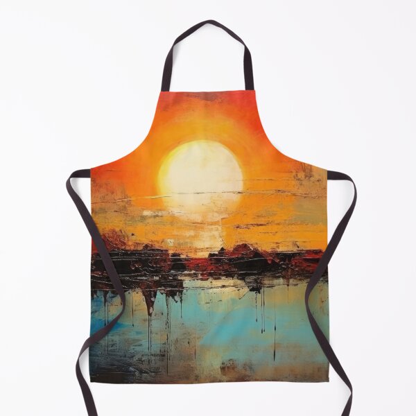 Artikelvorschau, Entdecken Sie "Simplistic & Minimalistic Vintage Sunset" Abstrakte Kunst entworfen und verkauft von ArtificialGenes.