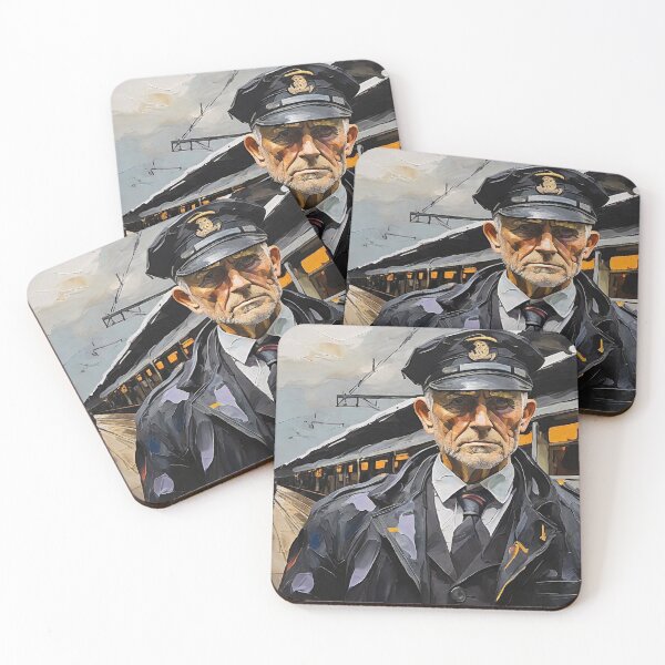 Item preview, Old Train Conductor  designed and sold by Random Designs.