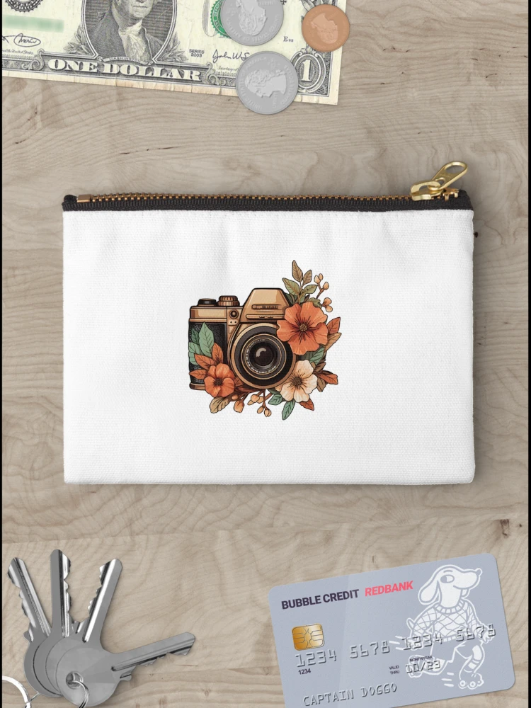 Thumbnail 3 of 4, Zipper Pouch, Shutterbug Spirit - Camera Lover designed and sold by ColorConsole.