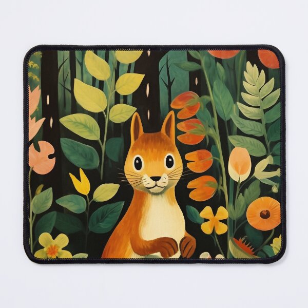 Item preview, A Squirrel In The Flowerbed designed and sold by KENEAU.