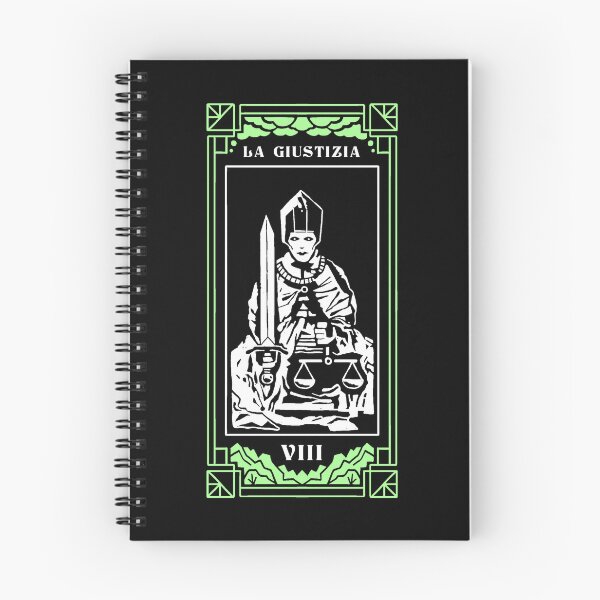 Item preview, •8 - LA GIUSTIZIA• From UNDERGROUND TAROT by Nalsco designed and sold by NALSCOshop.