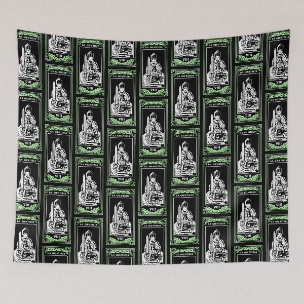 Item preview, •8 - LA GIUSTIZIA• From UNDERGROUND TAROT by Nalsco designed and sold by NALSCOshop.