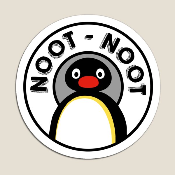 Vista previa del artículo con la obra «Pingu / Noot Noot (Pingu el pingüino) - Blanco», diseñado y vendido por viccos36.