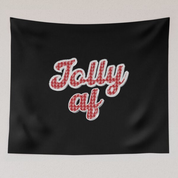 Item preview, Jolly Af  - Funny Christmas designed and sold by Whimsical  Thinker.