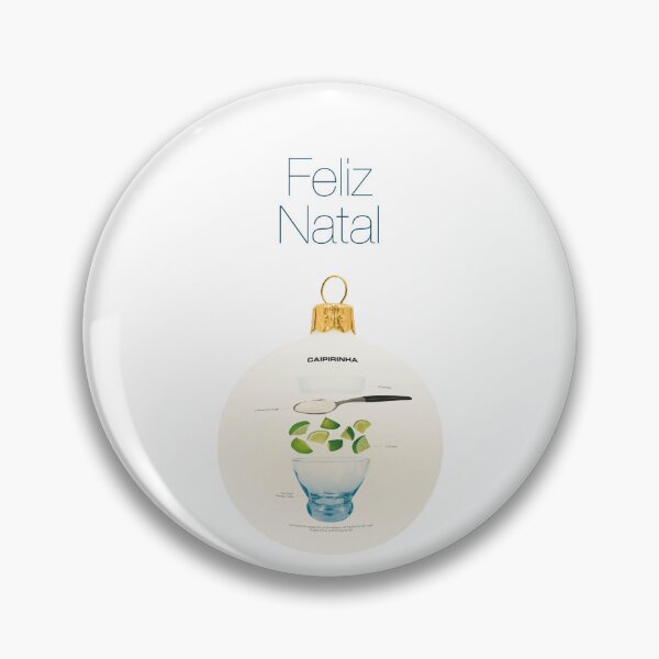 Item preview, Feliz Natal. Christmas bauble with a Caipirinha recipe. designed and sold by MadeClose.