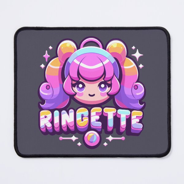 Item preview, pinky ringette emblem for anime princesses designed and sold by EmeraldeaArt.
