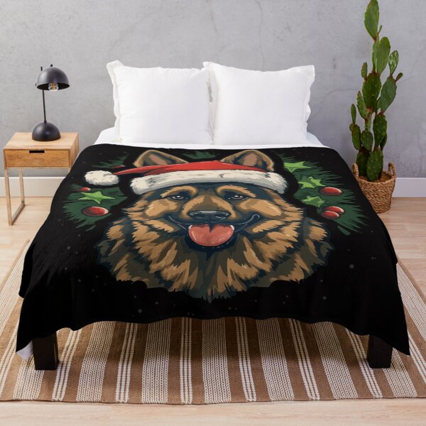 Item preview, Christmas German Shepherd designed and sold by creativellashop.