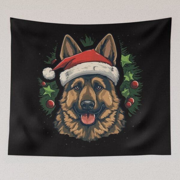 Item preview, Christmas German Shepherd designed and sold by creativellashop.