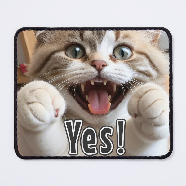 Item preview, AI-Generated Cat 01 "Yes" designed and sold by Cliff-Qi.