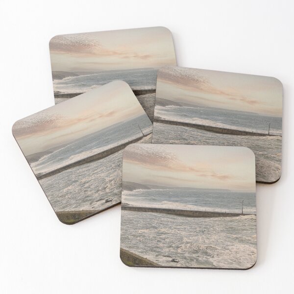 Item preview, Porthleven stormy sea  designed and sold by kathleenjean.