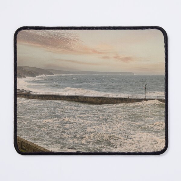 Item preview, Porthleven stormy sea designed and sold by kathleenjean.