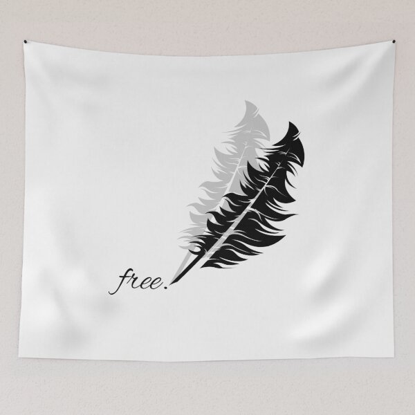 Item preview, Graphic art free freedom feather script font symbol illustration blue designed and sold by AndreMi.