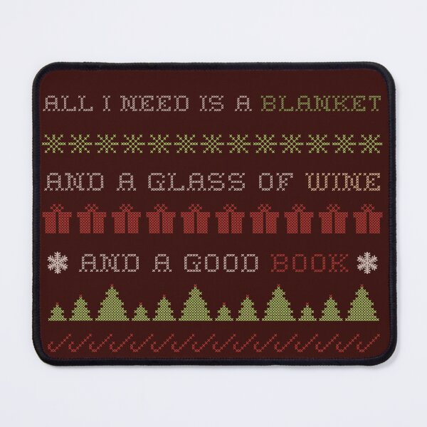 Item preview, Copy of Copy of All I Need Is A Blanket And A Glass Of Wine And A Good Book designed and sold by Megurix.