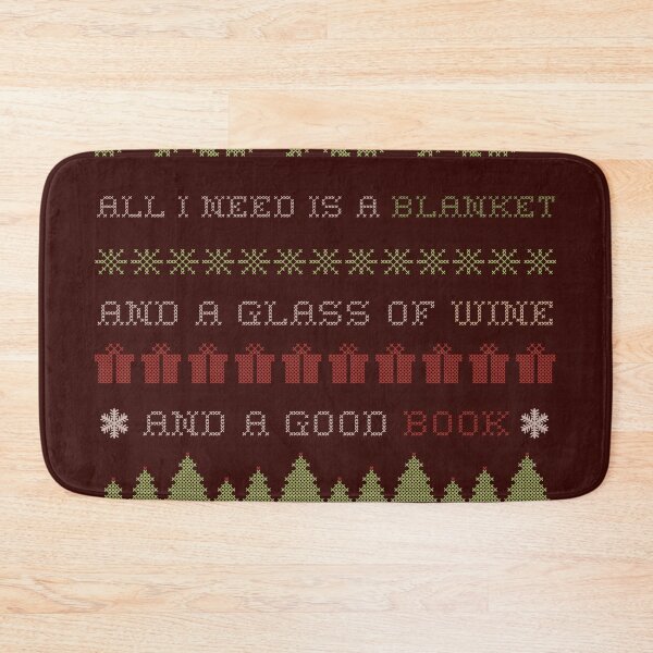 Item preview, Copy of Copy of All I Need Is A Blanket And A Glass Of Wine And A Good Book designed and sold by Megurix.