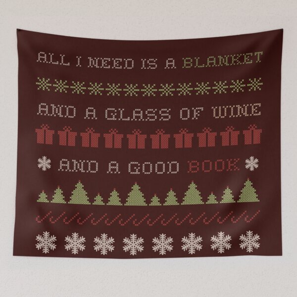 Item preview, Copy of Copy of All I Need Is A Blanket And A Glass Of Wine And A Good Book designed and sold by Megurix.