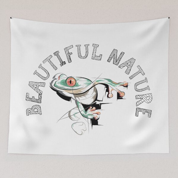 Item preview, Frog illustration graphic poison arrow nature frogs forest designed and sold by AndreMi.