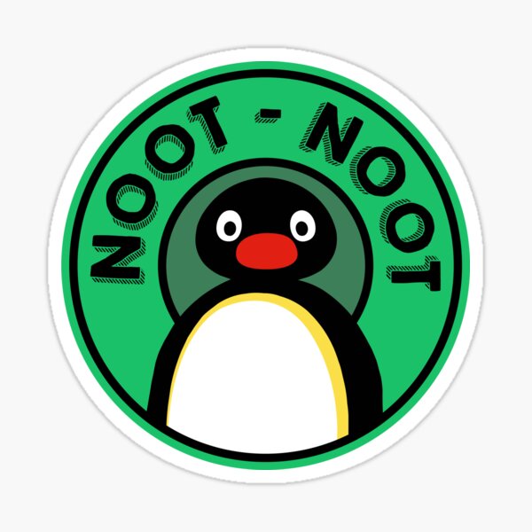 Vista previa del artículo con la obra «Pingu / Noot Noot (Pingu el pingüino) - Verde», diseñado y vendido por viccos36.