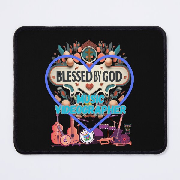 Item preview, BLESSED BY GOD MUSIC VIDEOGRAPHER designed and sold by carlos crane.