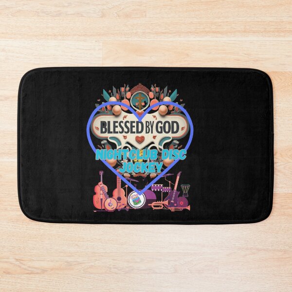 Item preview, BLESSED BY GOD NIGHTCLUB DISC JOCKEY designed and sold by carlos crane.