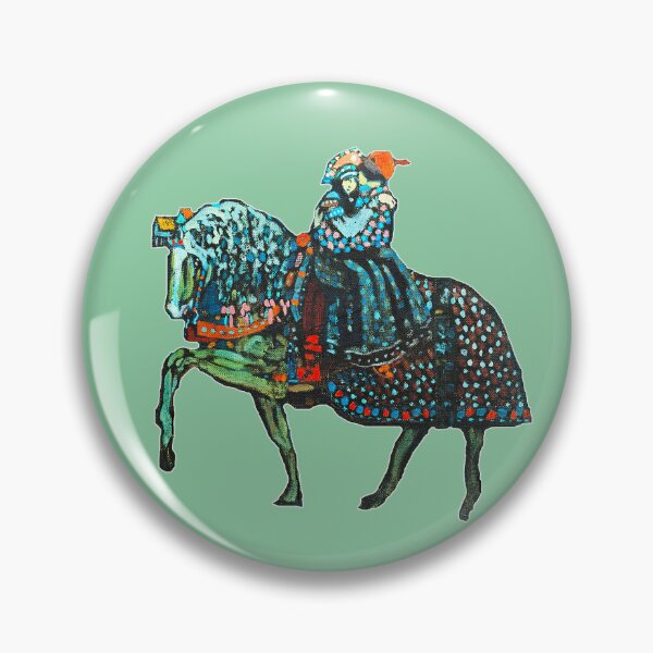Item preview, HD. Couple on a horse (detail), by Wassily Kandinsky designed and sold by MINDTHECHERRY.