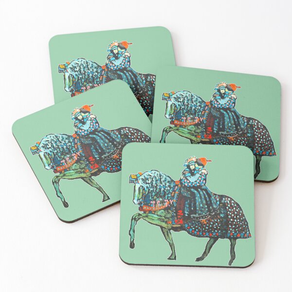 Item preview, HD. Couple on a horse (detail), by Wassily Kandinsky designed and sold by MINDTHECHERRY.