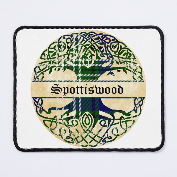 Item preview, Spottiswood Tree of Life Clan Scottish Surname tartan designed and sold by BagTown Clans.