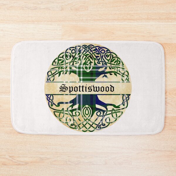 Item preview, Spottiswood Tree of Life Clan Scottish Surname tartan designed and sold by BagTown Clans.