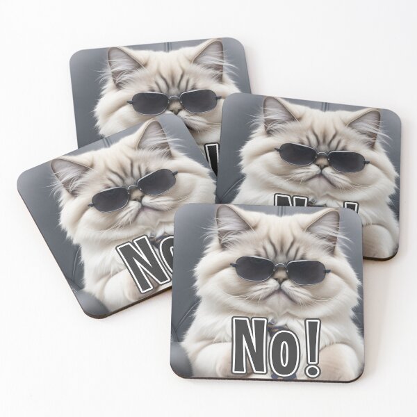 Item preview, AI-Generated Cat 01 "No" designed and sold by Cliff-Qi.