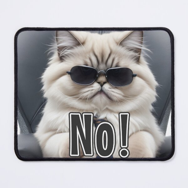 Item preview, AI-Generated Cat 01 "No" designed and sold by Cliff-Qi.