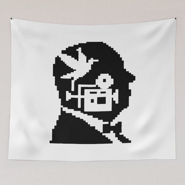 Item preview, Hitchcock Classic Pixel Silhouette designed and sold by PixelPunkster.