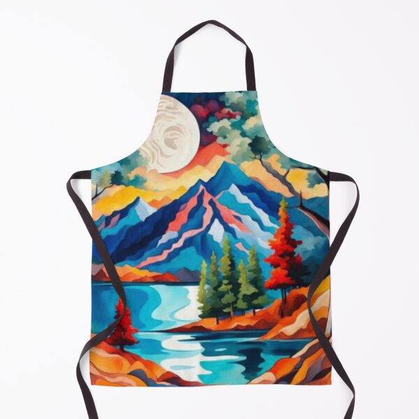 Item preview, Moon over mountainscape designed and sold by George Hutton Hunter.