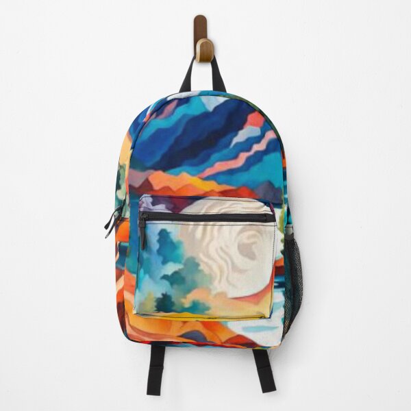 Item preview, Moon over mountainscape designed and sold by George Hutton Hunter.
