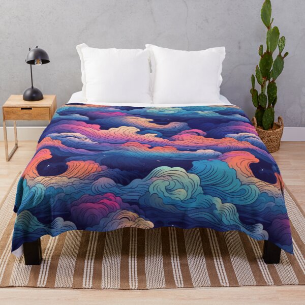 Item preview, Dusky clouds seamless pattern - Ukiyo e style clouds pattern designed and sold by Onigokko.