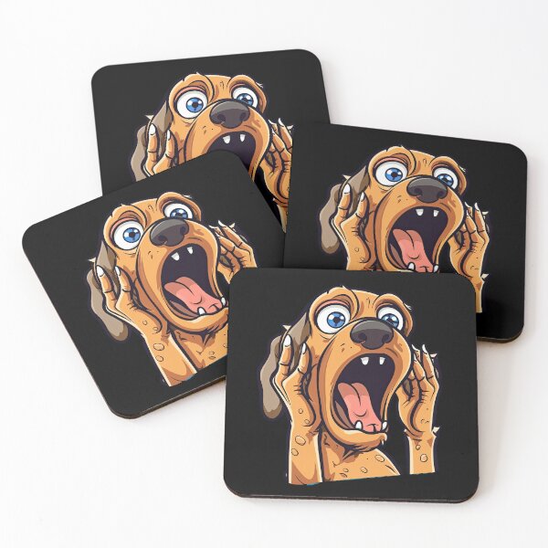 Item preview, Cute brown dog with big eyes designed and sold by WallGemsArt.