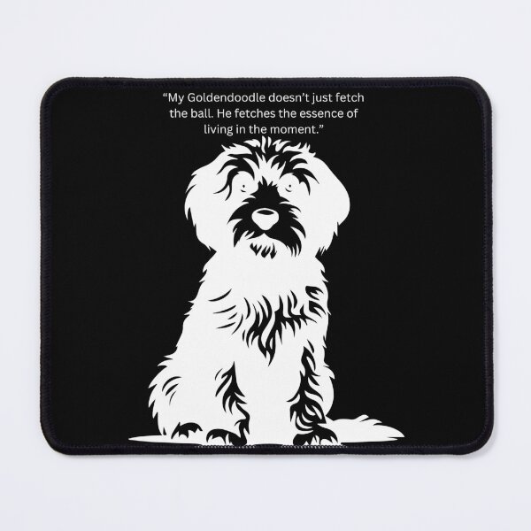 Item preview, Teeburon Goldendoodle Shape black unisex t-shirt designed and sold by gulnaz797.