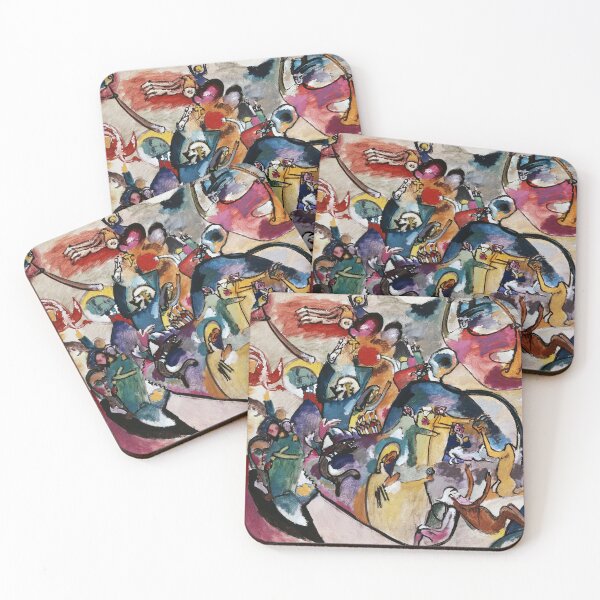 Item preview, HD. Couples in Castle Park II (1911), by Wassily Kandinsky designed and sold by MINDTHECHERRY.