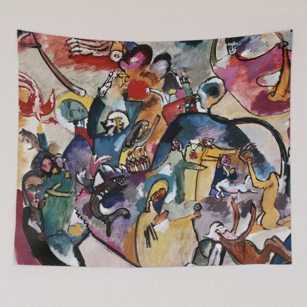 Item preview, HD. Couples in Castle Park II (1911), by Wassily Kandinsky designed and sold by MINDTHECHERRY.