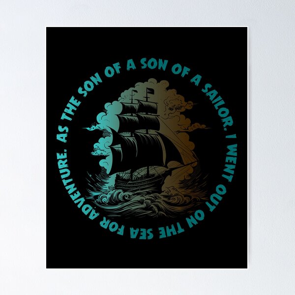 Item preview, Son of a Son of a Sailor  designed and sold by PatternDesign91.