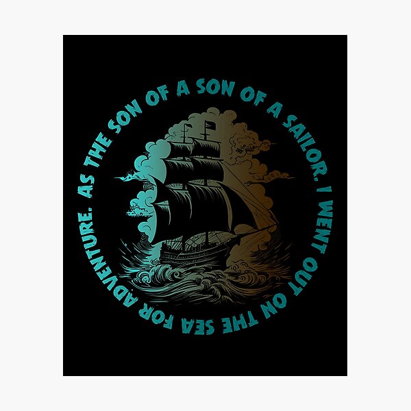 Item preview, Son of a Son of a Sailor  designed and sold by PatternDesign91.