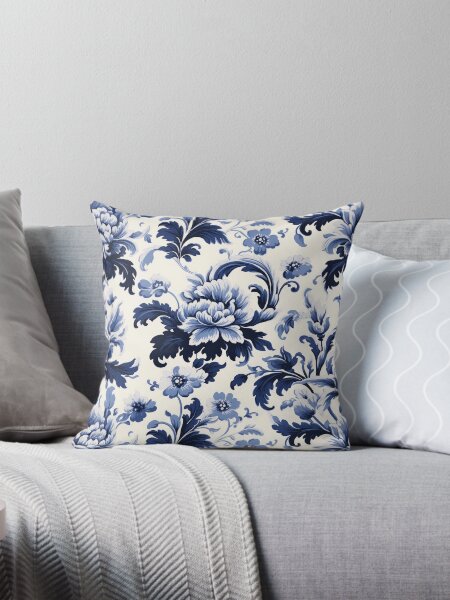 Item preview, Damask style design pattern for home decoration and living designed and sold by VISIONARTIST.