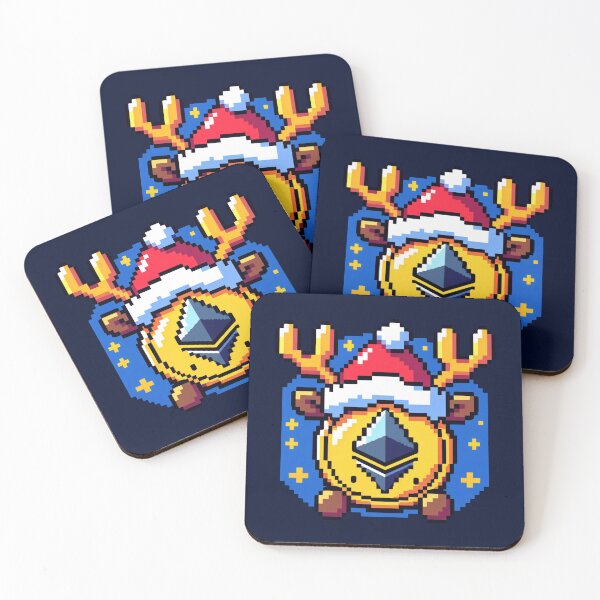 Item preview, Reindeer Ethereum: 8-Bit Festive Crypto designed and sold by PixelPunkster.