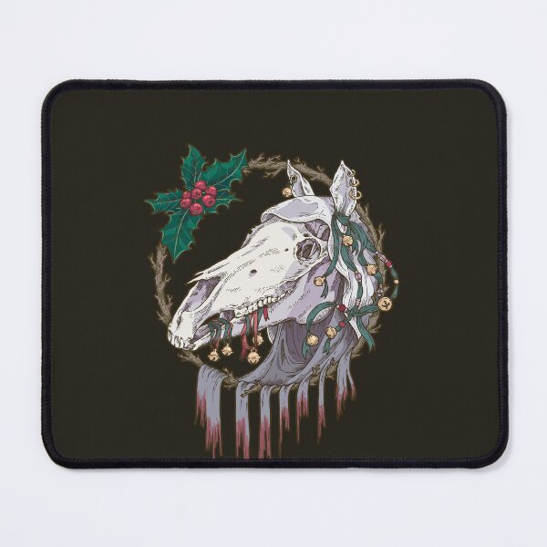 Item preview, Mari Lwyd Winter Ghost Horse designed and sold by Murmur Ink Crow.