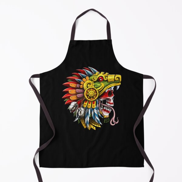 Item preview, Aztec Serpent Skull Warrior designed and sold by underheaven.