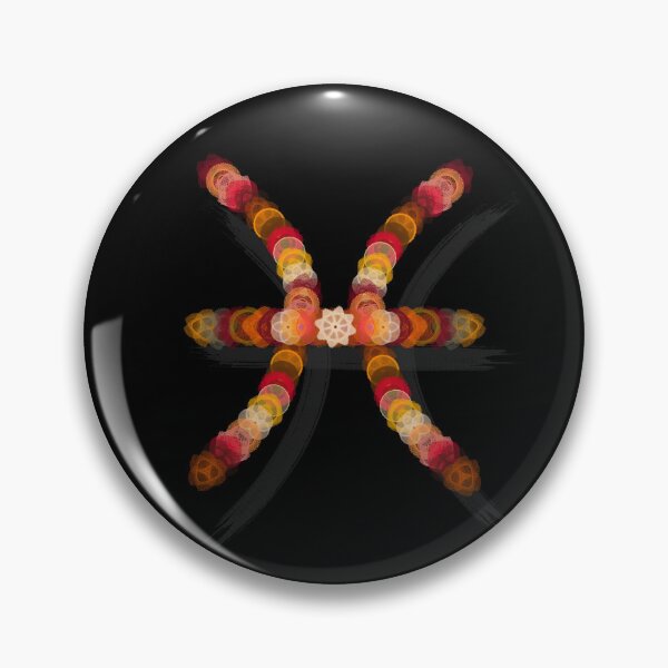 Item preview, Spirograph Pices Zodiac Horoscope Symbol designed and sold by RachelEDesigns.