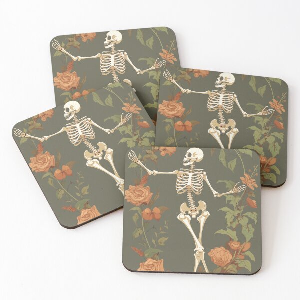 Item preview, Dancing Botany Skull growing Flowers designed and sold by Samanthi007.