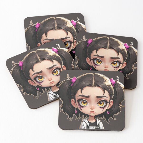 Item preview, Big eyes girl, frowns , pout designed and sold by KiraChie.