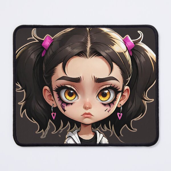 Item preview, Big eyes girl, frowns , pout designed and sold by KiraChie.