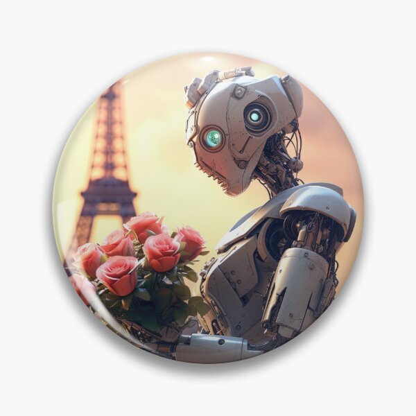 Item preview, Robot With Roses in Paris designed and sold by Perianes.