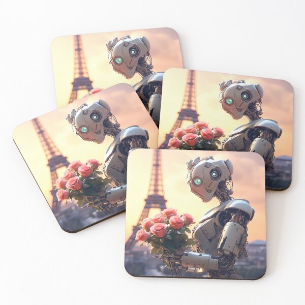 Item preview, Robot With Roses in Paris designed and sold by Perianes.